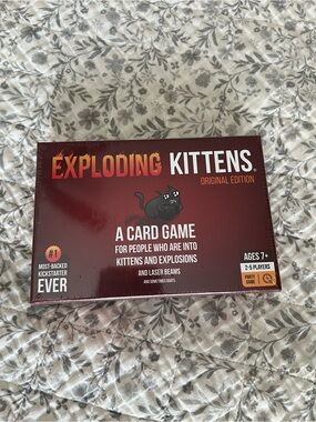 Exploding Kittens Original Edition Card Game NEW Factory Sealed Ages 7+ Game